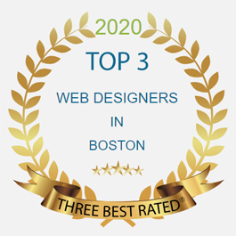 top three website design award boston, ma
