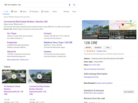create Google my business listing Boston, MA