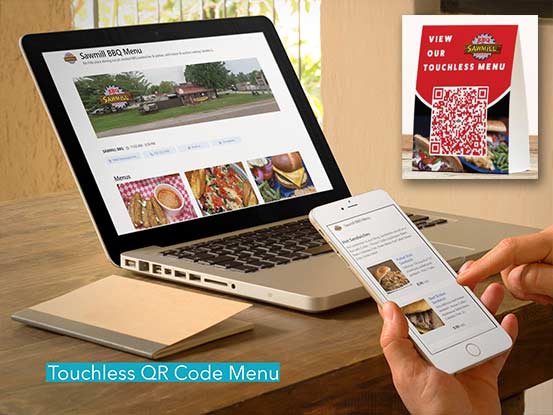 qr-code-touchless-menu-cafe-ordering mobile device boston